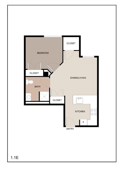 bedroom floor plan | the madison at ballston station